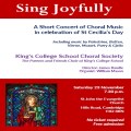 Sing Joyfully: King's College School Choral Society